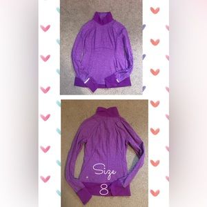 EUC Lululemon 1/4 zip pullover size 8